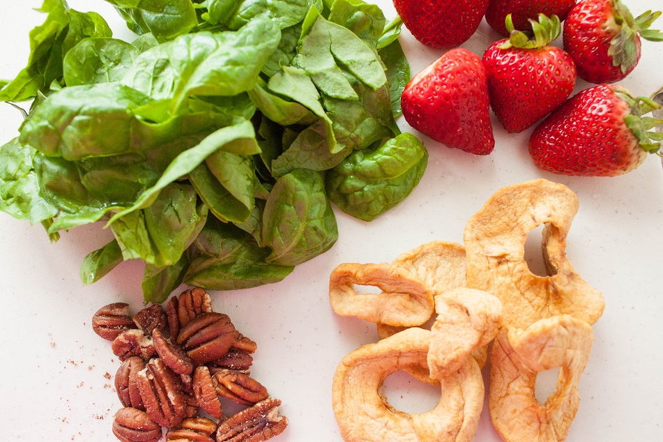 Strawberry Spinach Salad